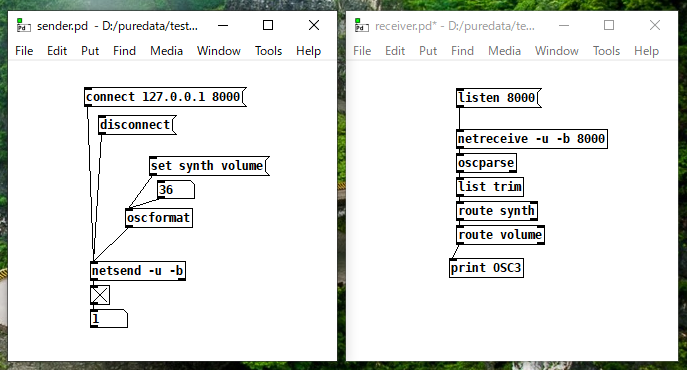 Pure DataからReaperを制御する(1) OSCの基本 - 丸井綜研