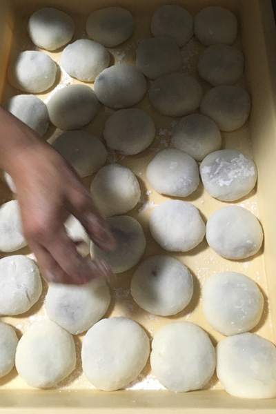 餡子餅 もち米は佐賀県産ヒヨクモチ使用