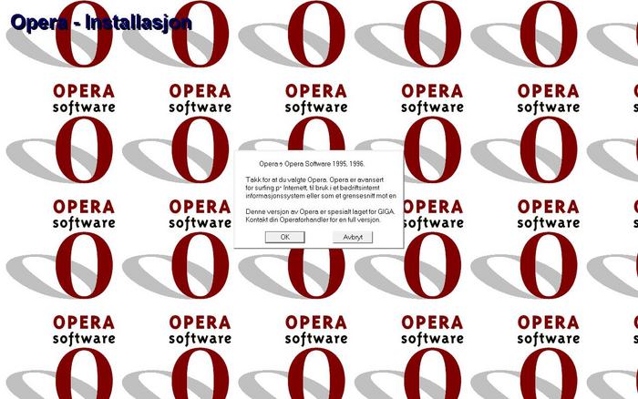 Opera2.00 install