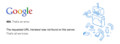 Google 404 page at http://www.google.com/review/