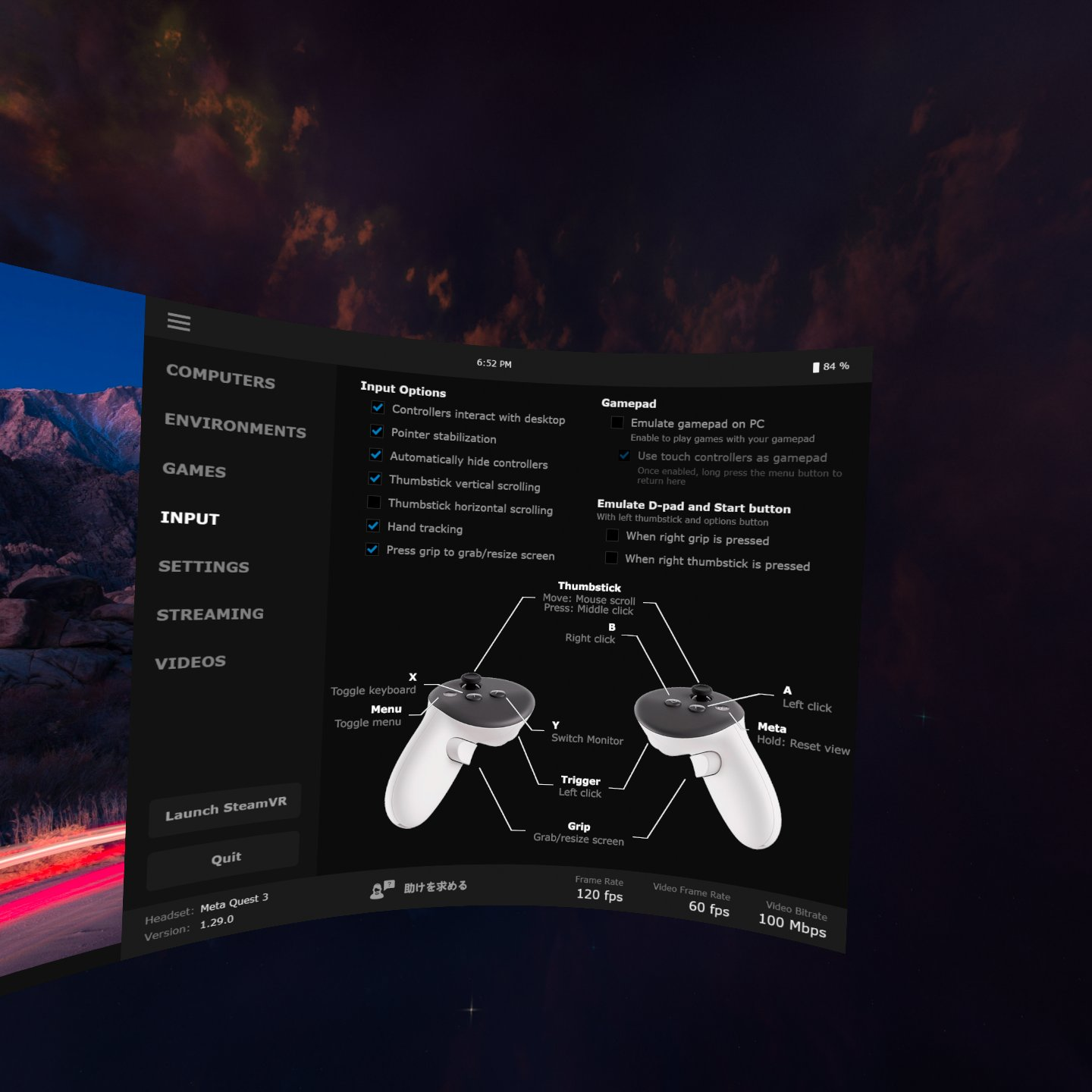 Meta Quest 3で無線フルトラ＋自動キャリブレーション＋INDEX