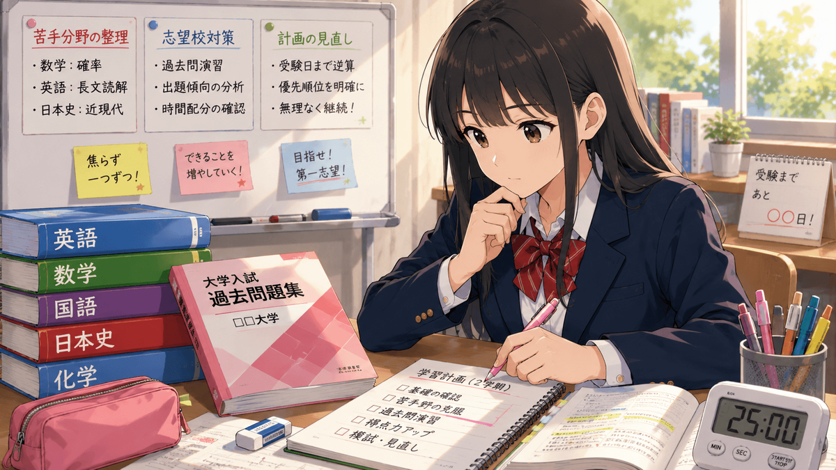 高3の2学期からの受験対策