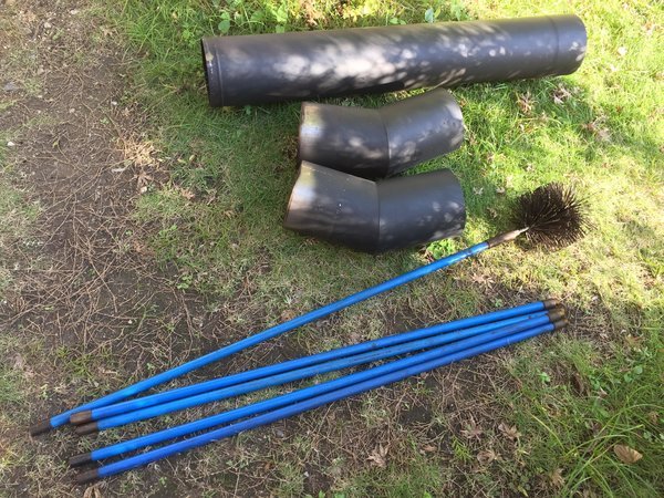 薪ストーブ煙突掃除