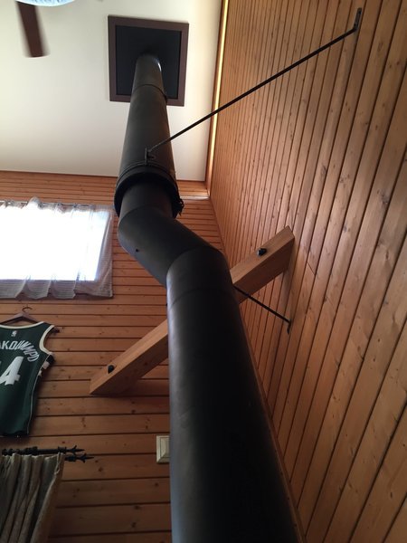 薪ストーブ煙突掃除