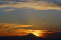 [夕景][富士山][雲]黄昏彩雲