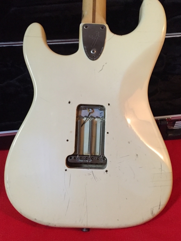 1981 Fender Stratocaster / Arctic white ～ Last Large Head