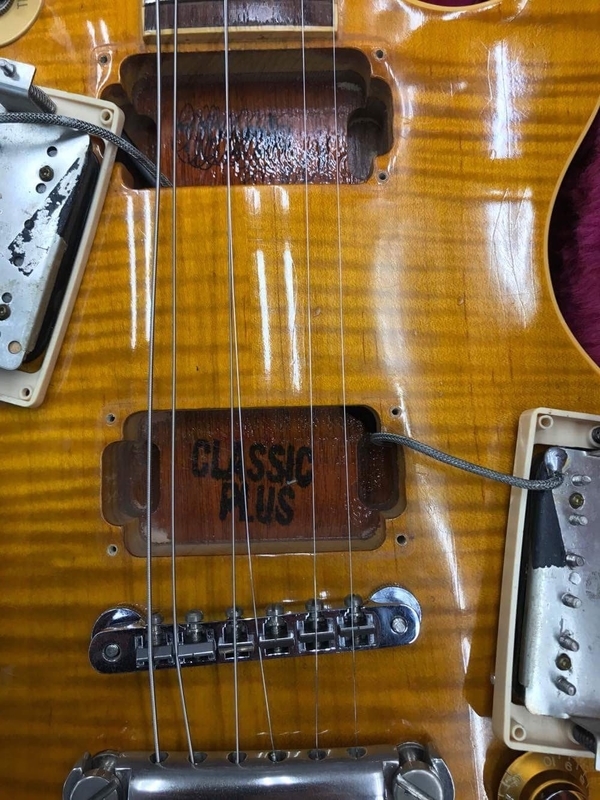 Gibson レスポール standard premium plus 1992 1992 Gibson Les Paul Classic Premium Plus ～Trance Amber ( Flame