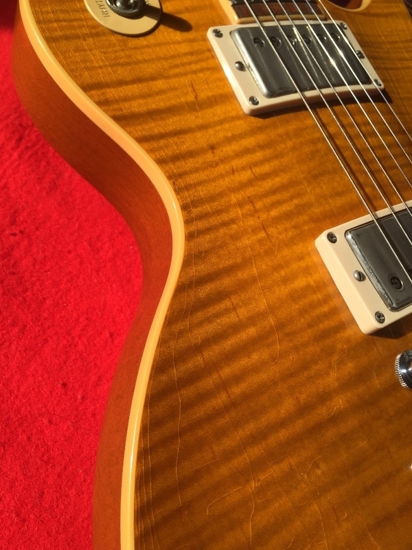 1992 Gibson Les Paul Classic Premium Plus ～Trance Amber ( Flame