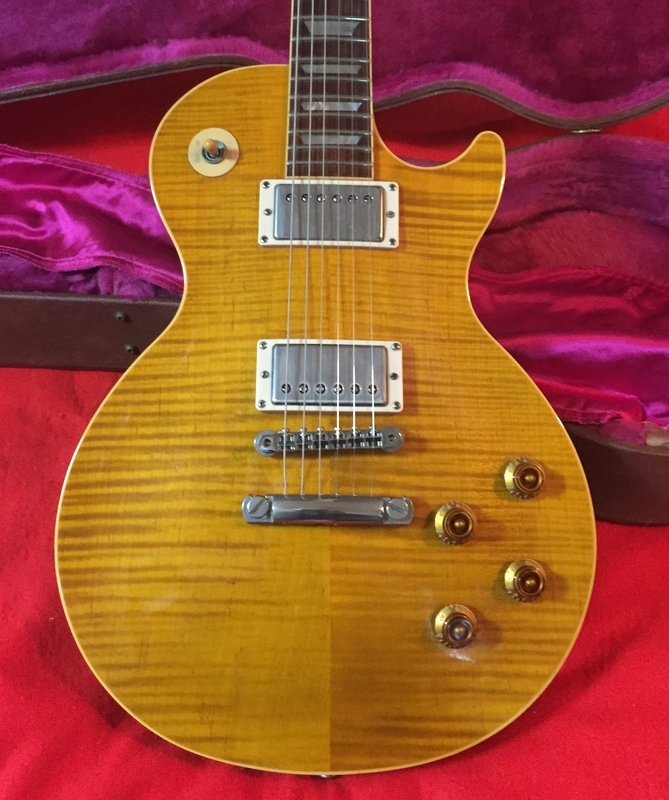 1992 Gibson Les Paul Classic Premium Plus ～Trance Amber ( Flame