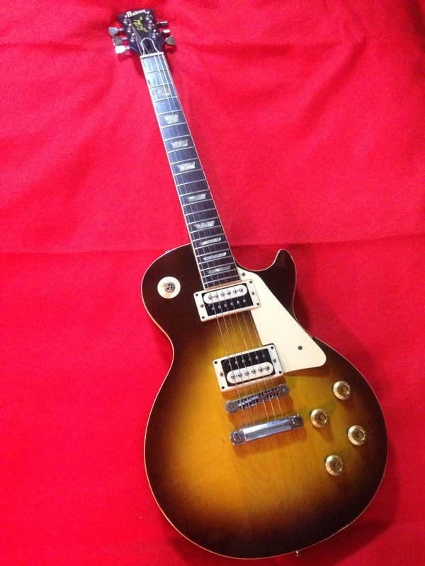 ビンテージ　70年代　バーニー レスポールJR 　ジャパン 1977 BURNY FLG-70BS Les Paul Model Logo / SOLD