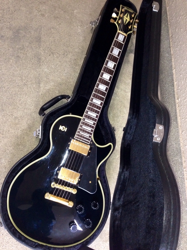 オービル　レスポールタイプ　ディープジョイント 1988 Orville Les Paul Custom LPC-75 Ebony Black ～with