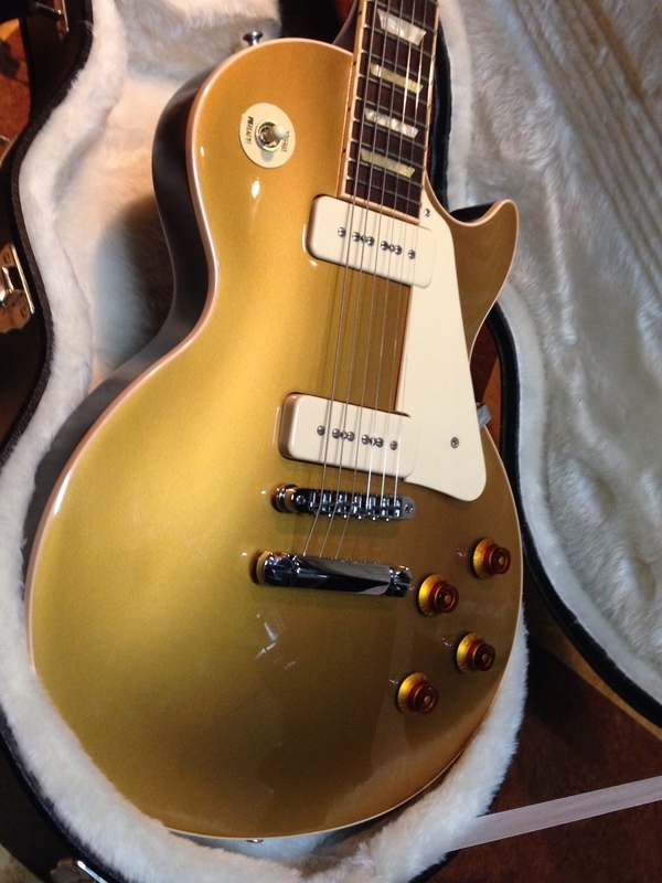2012 Gibson Les Paul Traditional Pro Split Coil P-90s Gold Top