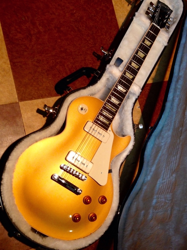 2012 Gibson Les Paul Traditional Pro Split Coil P-90s Gold Top