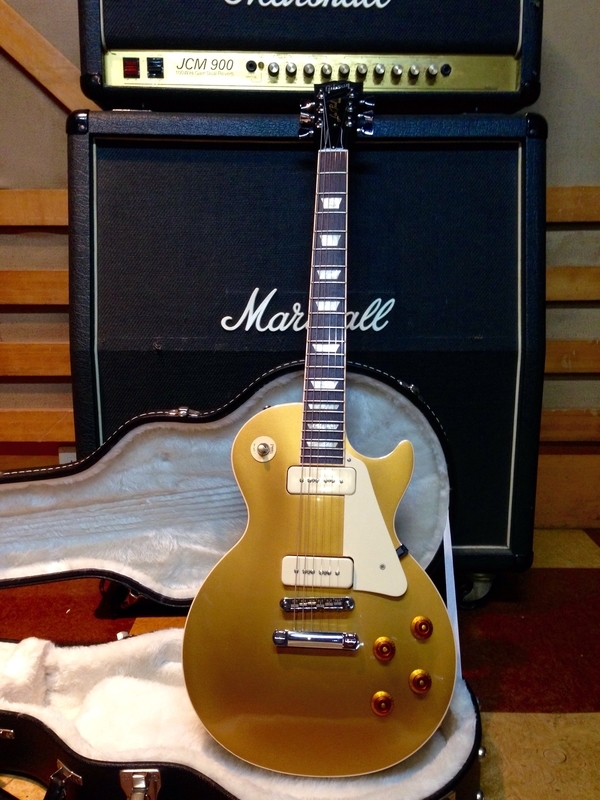 2012 Gibson Les Paul Traditional Pro Split Coil P-90s Gold Top