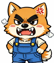 ゴン助　怒り