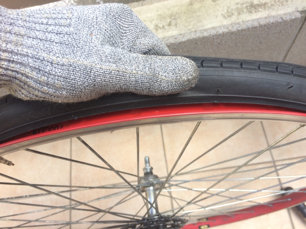 タイヤ・チューブ交換方法「自転車の後輪がパンクした!!」 自転車のアレコレ タイヤ・チューブ交換方法「自転車の後輪がパンクした!!」 自転車のアレコレ