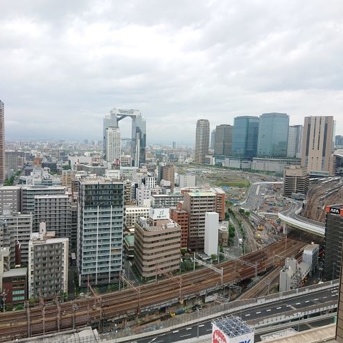ホテル阪神大阪 22階客室からの眺め