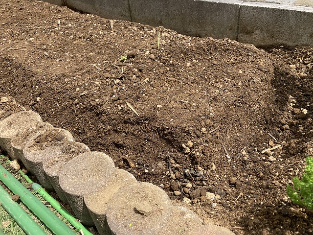 畝を立てる　４月29日