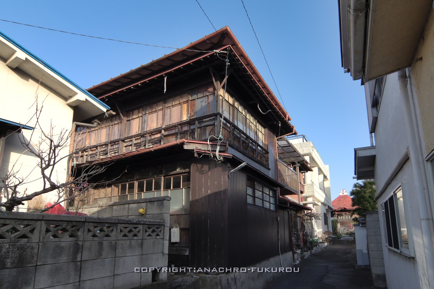 群馬 渋川 早春の朝 3 区画整理で失われた繁華街の残滓 梟の島 叙情的叙景詩 群馬 渋川 早春の朝 3 区画整理で失われた繁華街の残滓 梟の島 叙情的叙景詩
