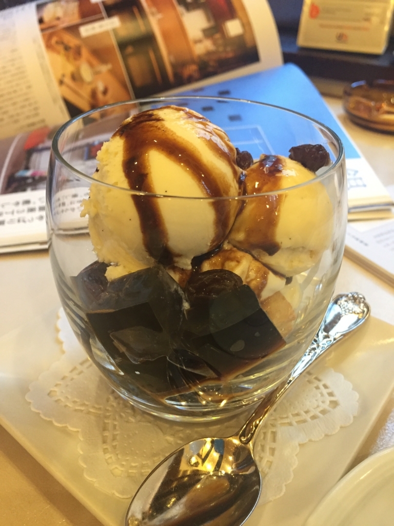 銀座 和蘭豆のアイス