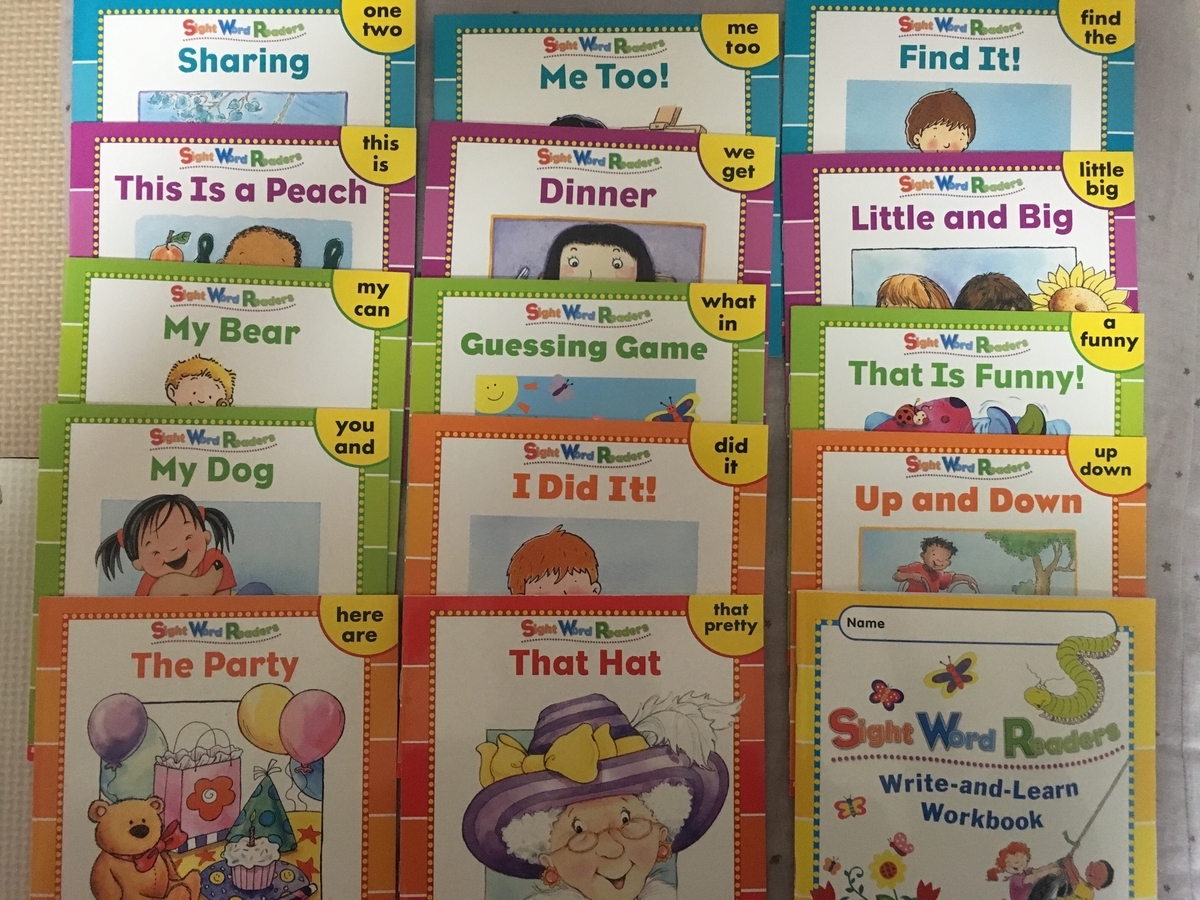 5歳の娘に英語絵本】Sight Word Readersを買ってみたら音読が