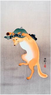 OHARA Koson-A Dancing Fox