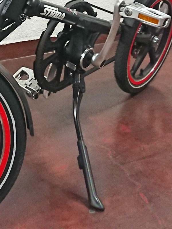 STRIDA LT シルバー　サドル、ペダル交換　ライト、スタンド、空気入付 STRiDA LT購入｜matu