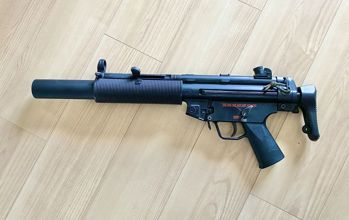 トイガンカスタム】東京マルイ製 MP5SD6をCA製のMP5A3とフロントを交換