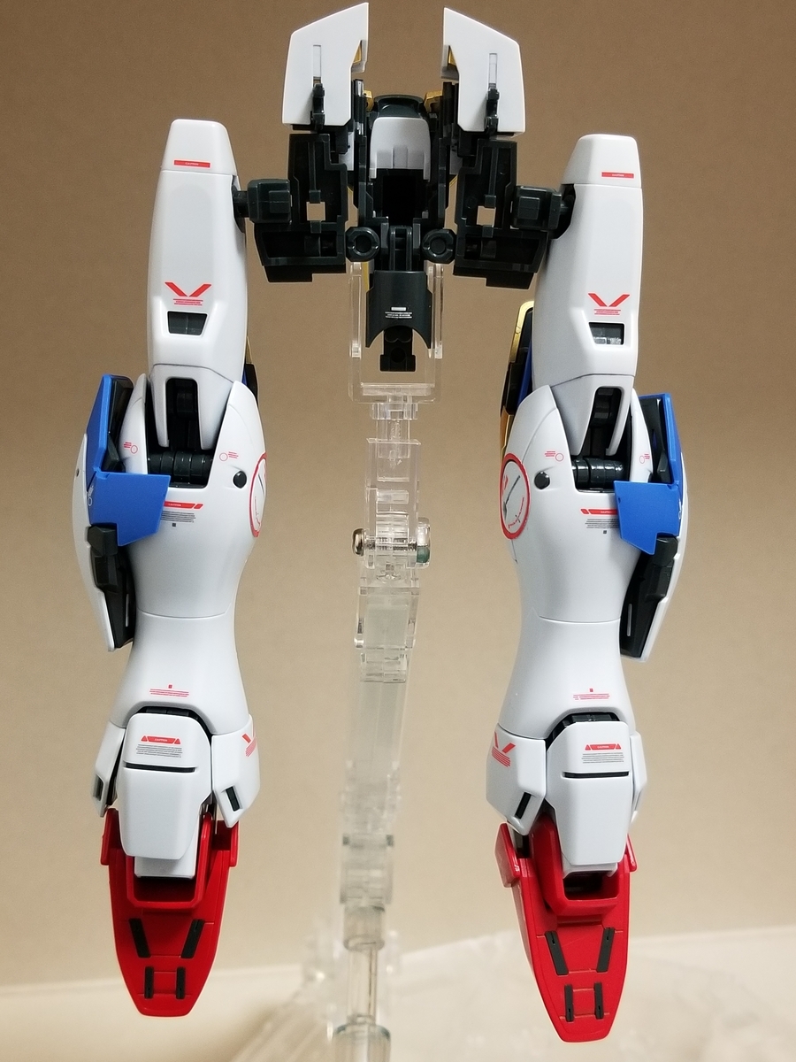 MG Ｖ2アサルトバスターガンダム全塗装完成品（光の翼つき） MG 1/100 V2ガンダム Ver．Ka用 拡張エフェクトユニット “光
