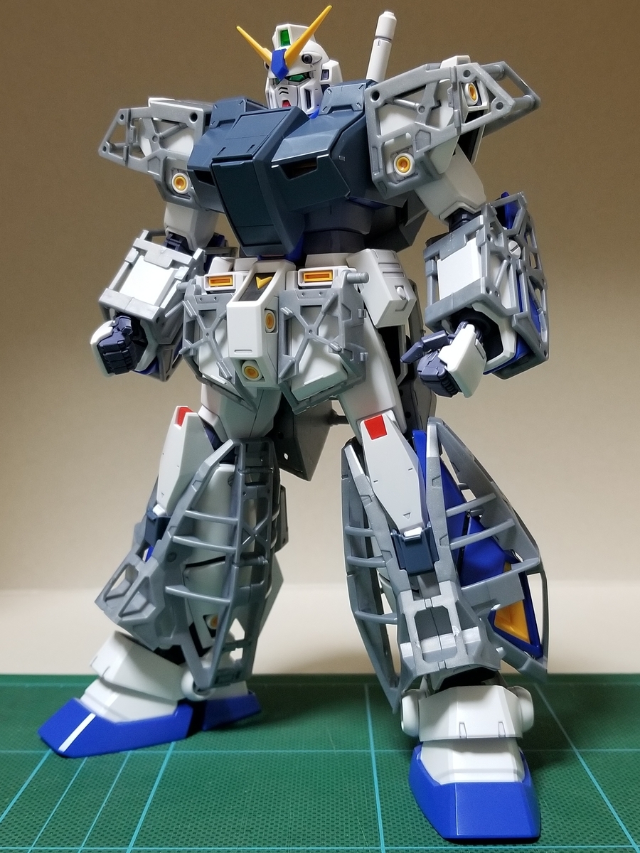 MG1/100アーマーガンダムver.2.0（未組み立て品）一部部品の欠品あり。 MG 1/100 ガンダムNT-1 Ver.2.0 レビュー 《チョバム・アーマー