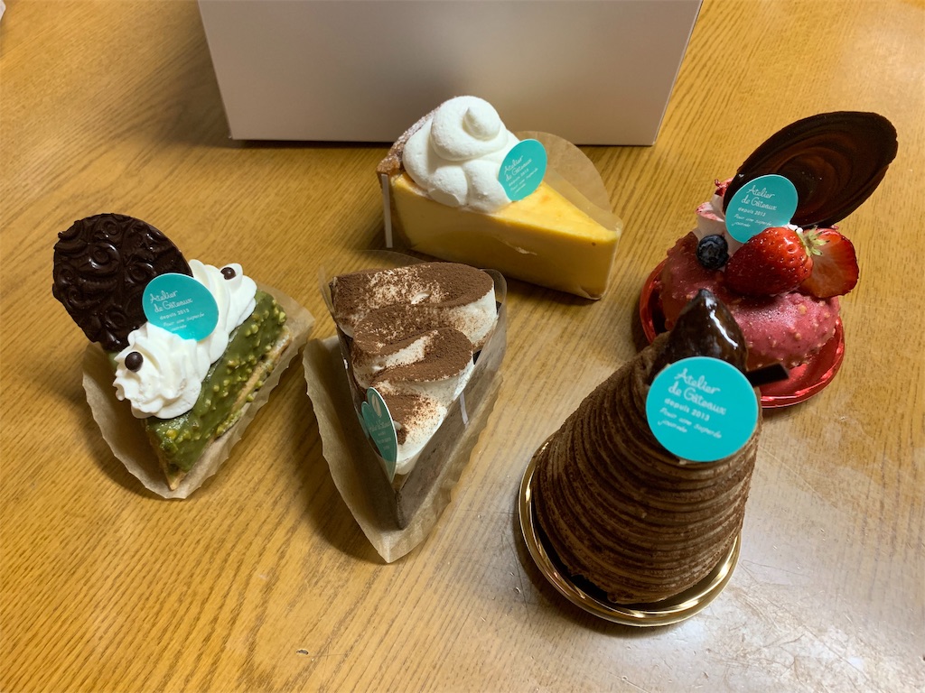 このケーキ可愛すぎ！二本松にあるアトリエ・ド・ガトーでケーキを買っ