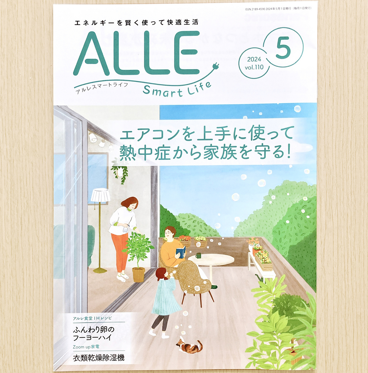 月刊誌表紙イラスト