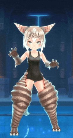 怪獣娘 スク水娘さん 大怪獣ファイター ゴモラ スパインチラー Spine Chiller