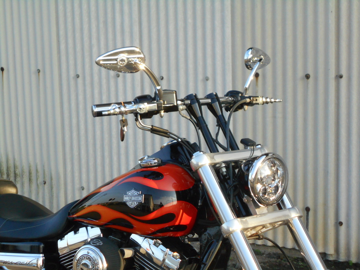 ハーレー自転車　ロードマスター製　超希少 FXDWG ダイナ ワイドグライド ハンドル＆チューニング