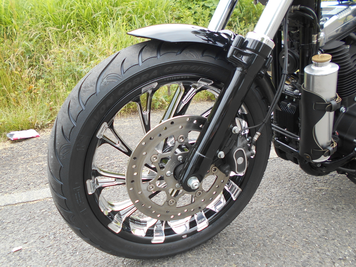Tomoyuki  Shimada 　XL1200X 48 ホイール前後 XL1200X フォーティーエイト ビレットホイールカスタム