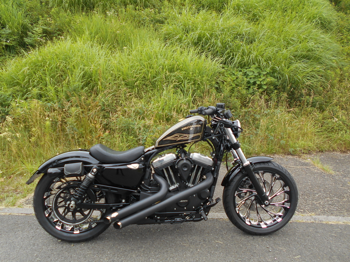 Tomoyuki Shimada XL1200X 48 ホイール前後 XL1200X フォーティーエイト ビレットホイールカスタム