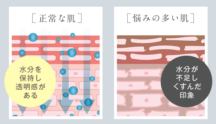 アンフィルターで乾燥と古い角質に対策