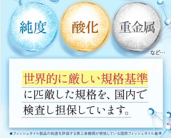 ドクターマリーDHA/EPAは世界最高水準に匹敵