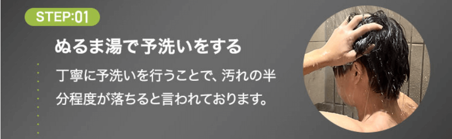 パレスパークリングシャンプーの使い方