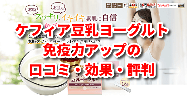ケフィア豆乳ヨーグルトの紹介