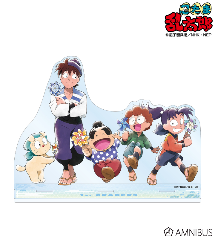 7月19日までの出品　忍たま みんなで下町散策の段　みんなで商い　アクスタ 忍たま乱太郎 - 描き下ろしイラスト みんなで下町散策の段ver