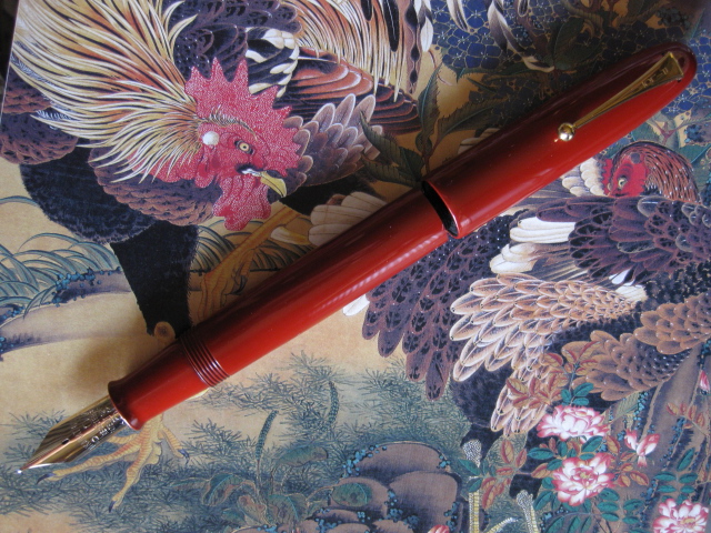インク止め式の巨大なる万年筆に就いてー初代のPILOTの「漆」モデルに