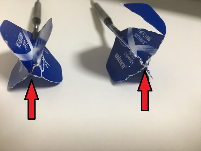 フライトプロテクター実験　ダメージについて