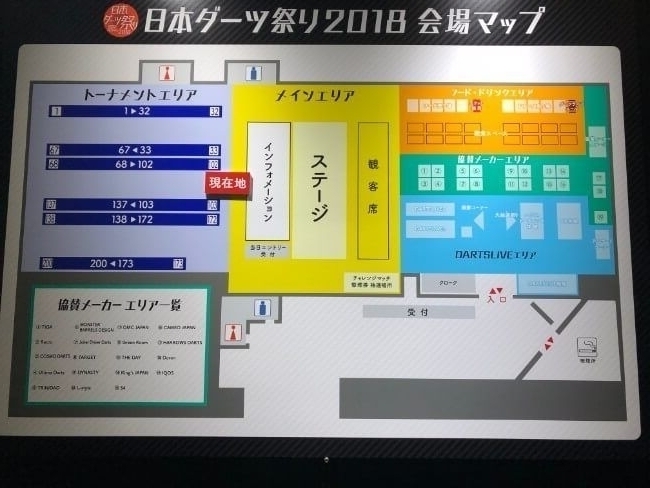 ダーツ祭り会場マップ