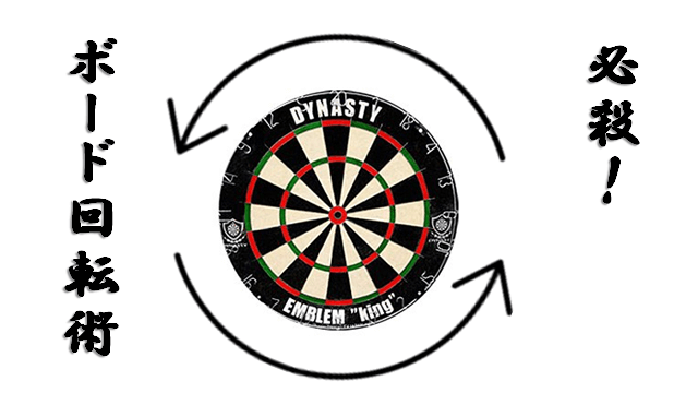 ハードダーツボードメンテナンス回転