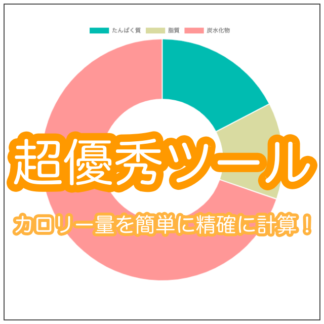 1日のカロリー量を簡単に計算できる優秀なツールソフトをご紹介