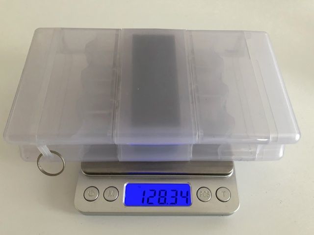 全知全能ダーツケースの重さ