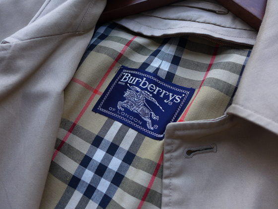 イングランド製 80s～90s Burberry Bal Collar Coat ベージュ 42