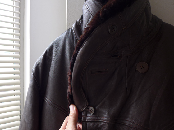 1940～50s Vintage French Leather Car Coat ヴィンテージ