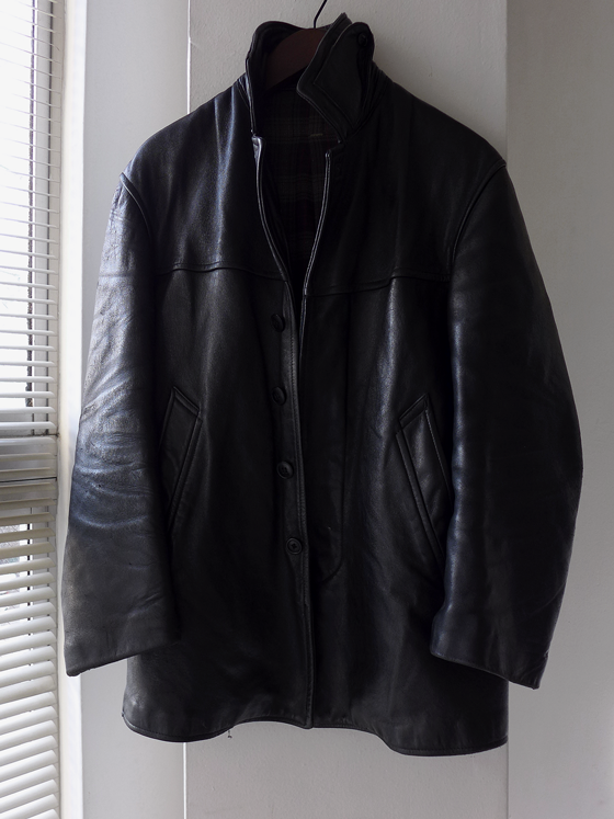 1950 Vintage French Leather Fire Man Jacket ヴィンテージフレンチ